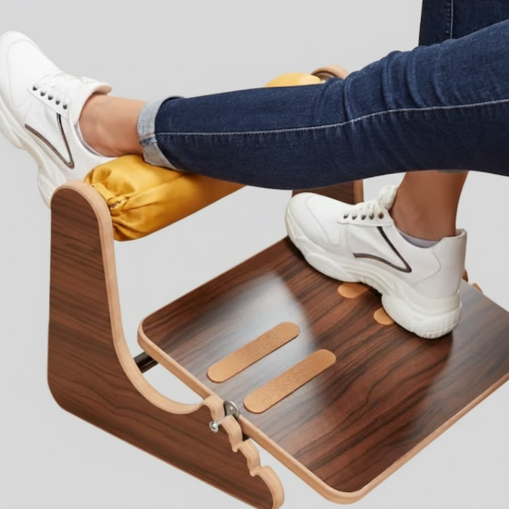 Repose-pieds en bois avec support cheville