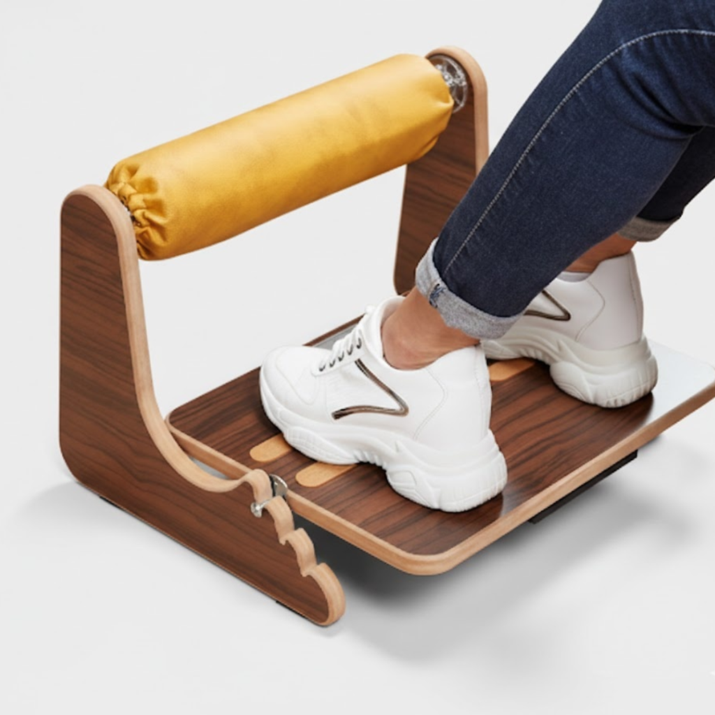 Repose-pieds en bois avec support cheville